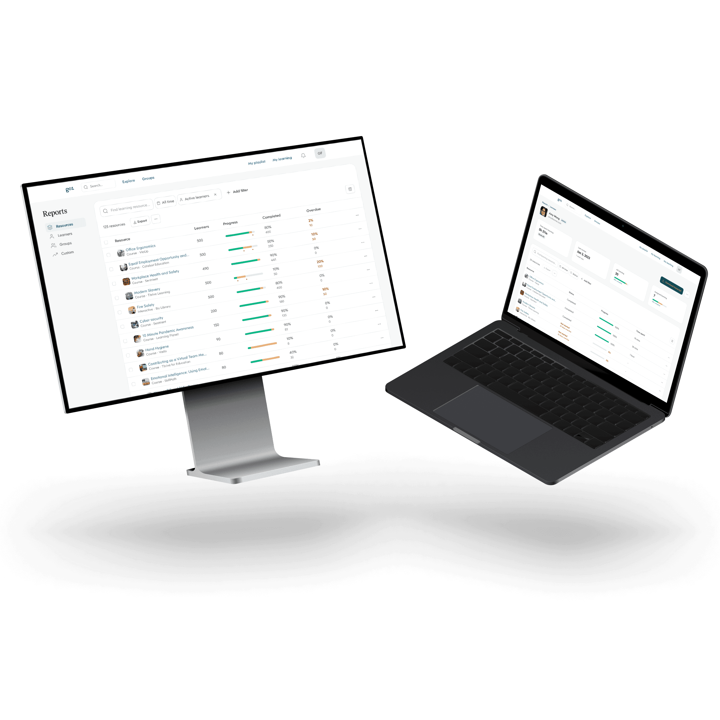 Go1 reporting redesign